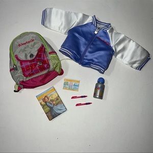American Girl School Backpack Set and Innerstar U Jacket